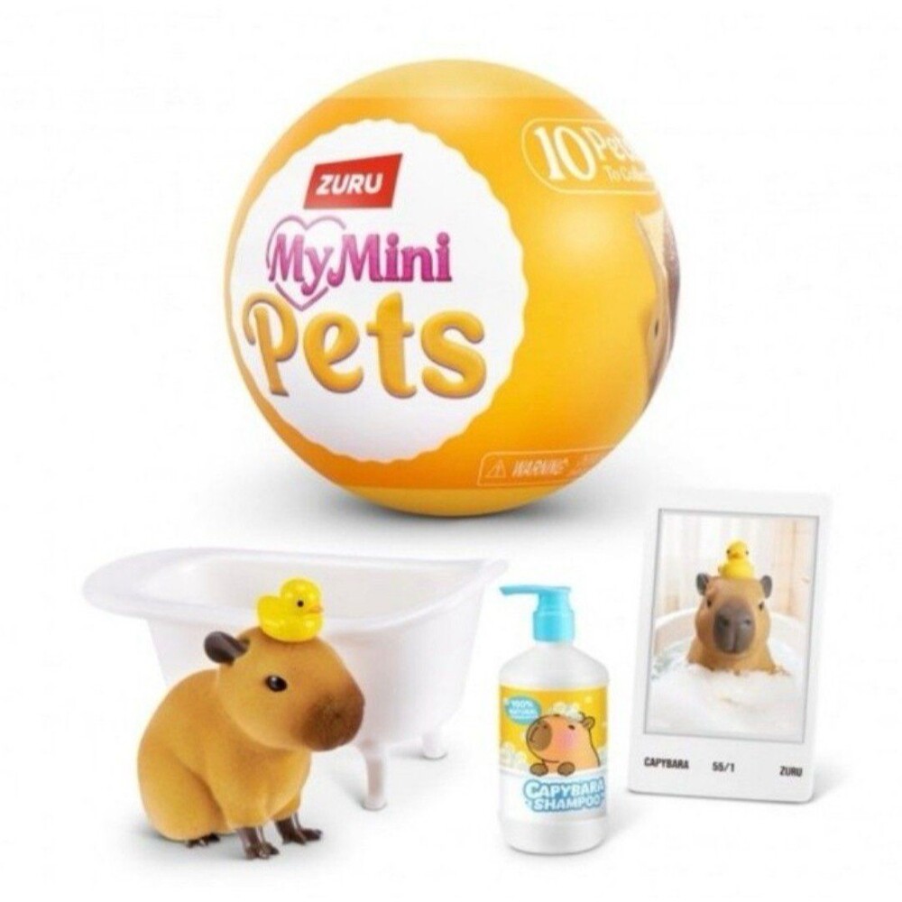 Zuru My Mini Pets Capybara Surprise Ball My Mini Pets Pet Shop NEW